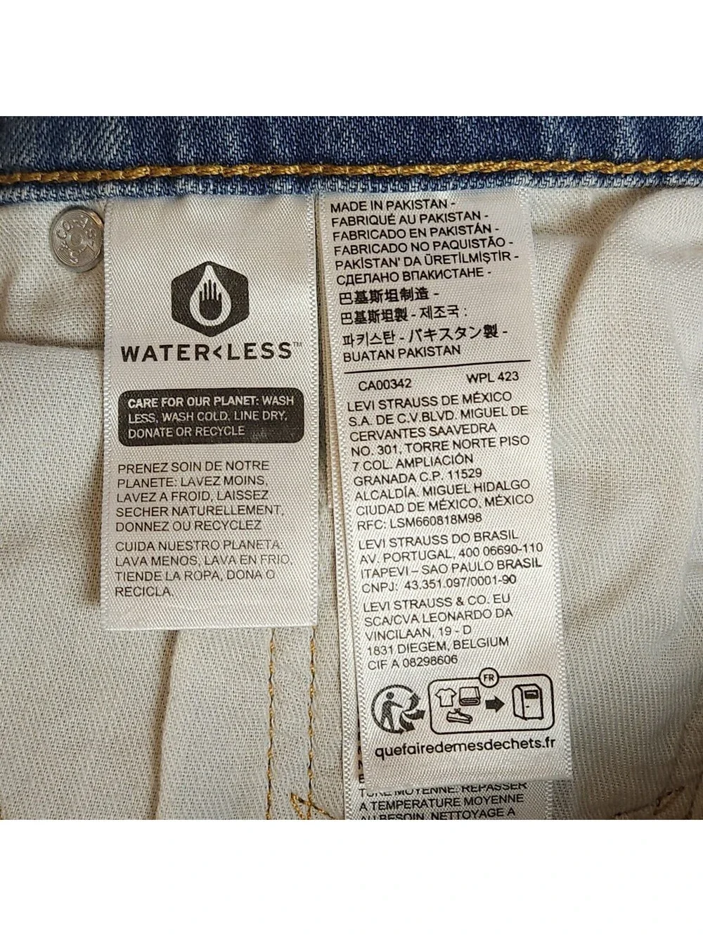 NWT LEVI’S Performance 512 Slim Taper Stretch Jeans Men Size W32 L30